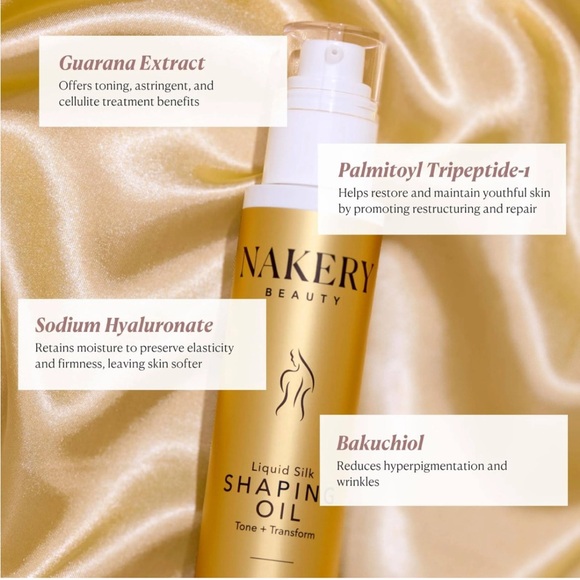 Nakery Beauty Liquid Silk Body Oil - NIP - Picture 6 of 7